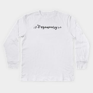 Veganuary Kids Long Sleeve T-Shirt